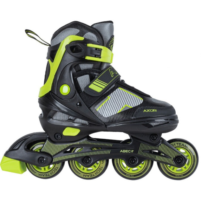 Ролики TECH TEAM AXOR р.38-41 (L) зеленый NN007454